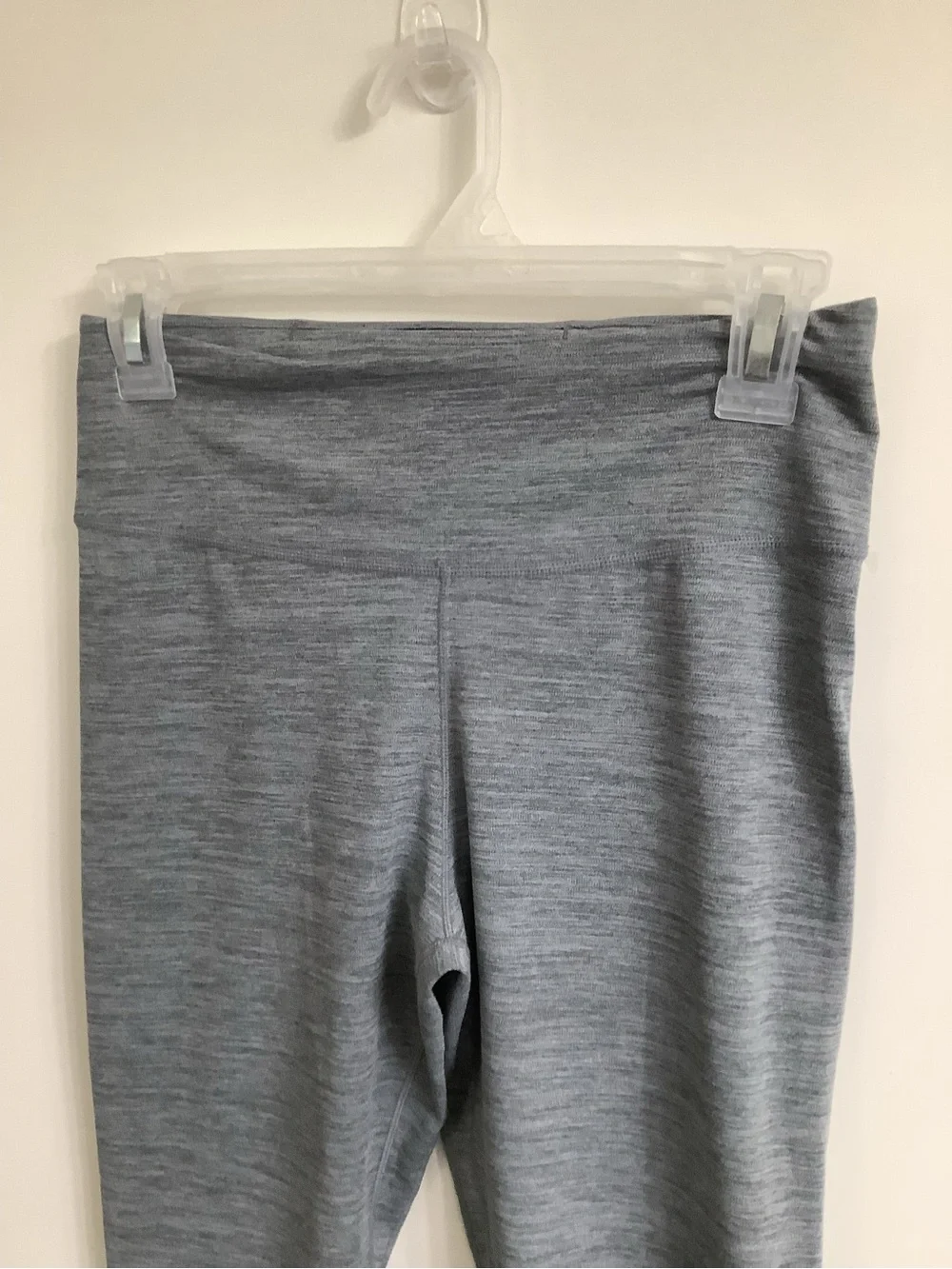 Nike One Women's Gray Heather High Rise Leggings Crop Tight Fit Size Small S